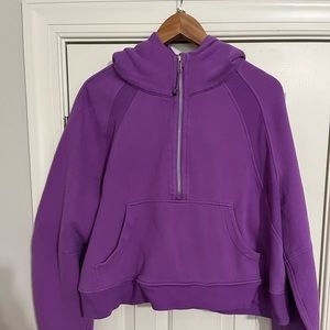 Scuba Oversized Half-Zip Hoodie